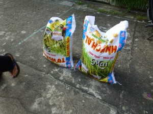 50 kg Reis für das TET-Fest